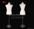 Half Body Torso mannequin(Cloth covered) D-005 1