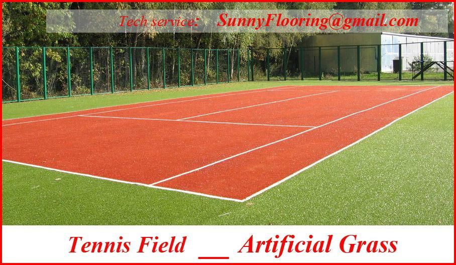 TENNIS artificial grass ( synthetic turf - artificial lawn ) 4