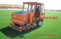 Artificial grass install machine