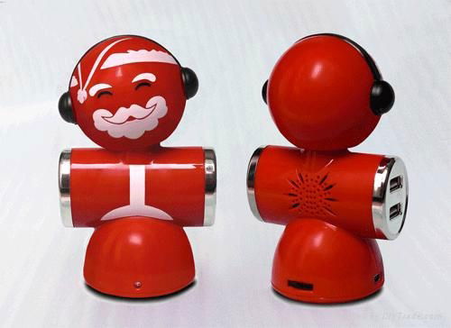 2012 Newest Doll shape USB speaker 2