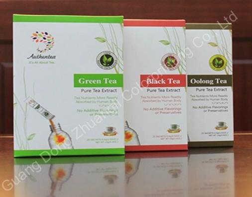 TEA product packaging