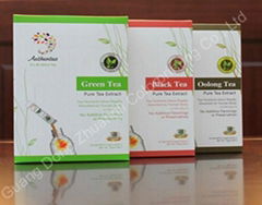 TEA product packaging