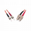 ST--SC MM Duplex Patch Cord