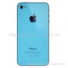 iPhone 4 4S Electroplated Color Rear Back Covers,Battery Covers