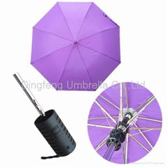 automatic 2 folding umbrella