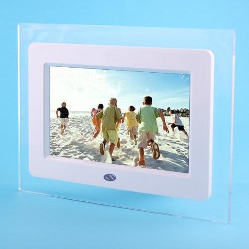 7-inch Picture Frame - Picture Slide Show - Play Music and Movie - Support SD/MS