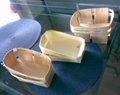 Wood baskets, wood berry baskets, wooden packaging for fruits 3