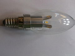 CE&ROHS certification 4W Dimmable LED Candle lamp