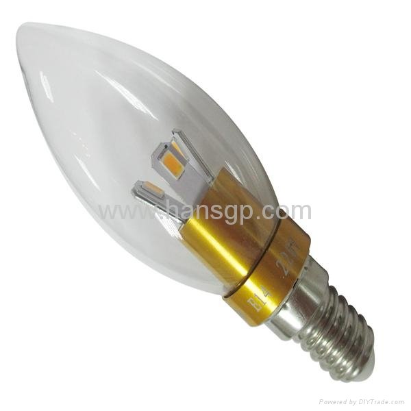 4W Profile Aluminium LED Candle Lamp with CE&ROHS  5