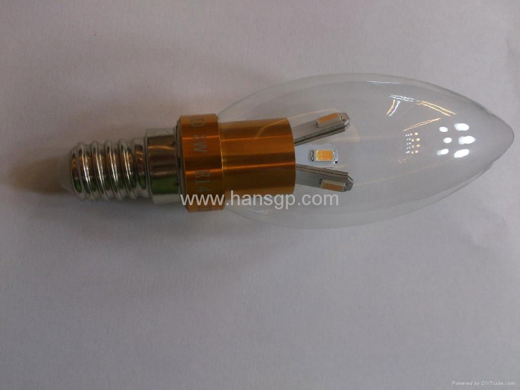 new design energy saving led candle lamp 3w  4