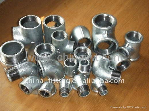 Hot dip galvanized Malleable cast iron pipe fittings