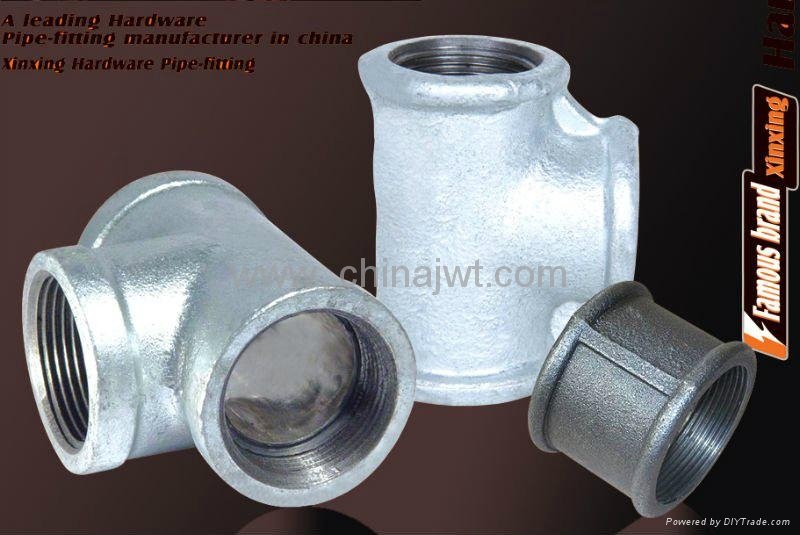 Hot dip galvanized Malleable cast iron pipe fittings 5