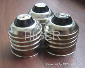 E27 Welding Aluminum Lamp holder Lamp Cap