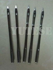 Chain stitch sewing needle