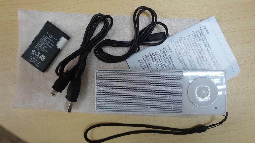 Portable Speaker with FM Radio shenzhen manufacturer,factory 3
