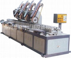 Four Group big Round Pipe Polishing Machinery