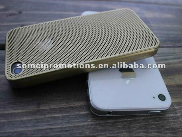 2012 Newest ultra thin titanium metal case for iphone4 