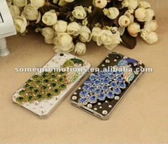 For luxury iphone4 use case with diamond 