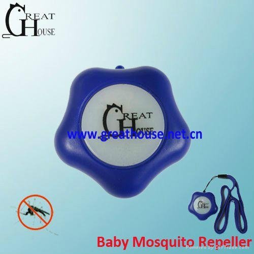 Ultrasonic Vibration Baby Mosquito Repeller