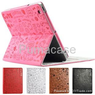 cute cartoon case for ipad 2/3 2