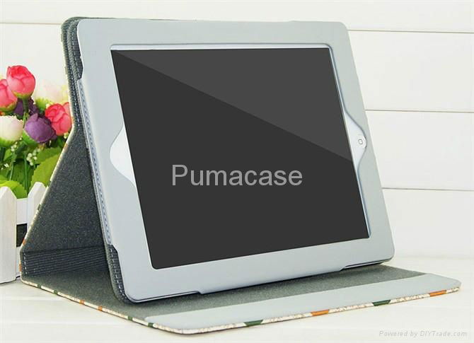 Hot selling detachable leather case for ipad 2/3 5