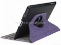 ipad case with 360 degree rotary pc case 