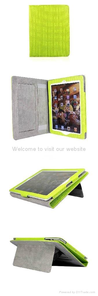 Multi-function leather case for ipad 2/3 4