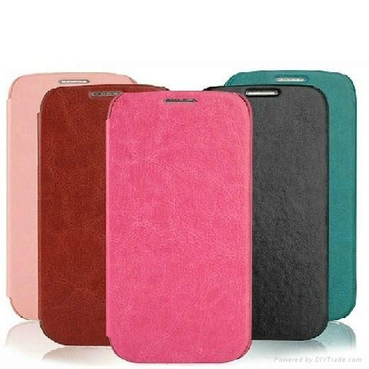 Fashionable PU Leather Case for Samsung GALAXY S4 Multi-Colors