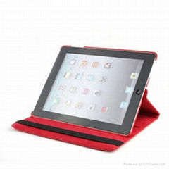 Fashion 360° Rotating Universal PU Leather Stander Case Cover for iPad 2/3