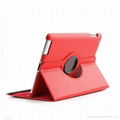 Fashion 360° Rotating Universal PU Leather Stander Case Cover for iPad 2/3 2