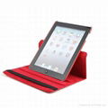 Fashion 360° Rotating Universal PU Leather Stander Case Cover for iPad 2/3 5