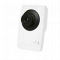 Real Time 4CIF VGA Network Mini Cube Security CCTV Camera 