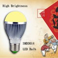 3014 SMD 5W 408LM E27 LED Bulb 