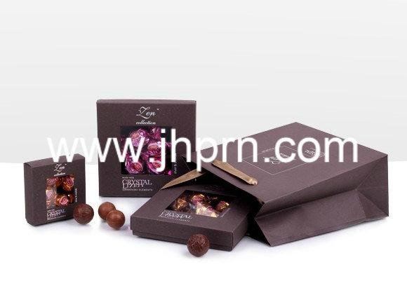 Nice colorful paper chocolate gift cube packaging box 5