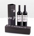 Romantic rigid cardboard paper packaging for France dry red wine 1