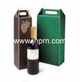 Romantic rigid cardboard paper packaging for France dry red wine 3