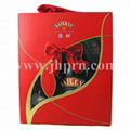 Red color high-end wine packaging box 3