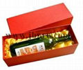 Red color high-end wine packaging box 4