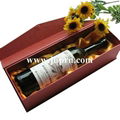 Red color high-end wine packaging box 5