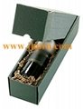 Creative high quality kraft paper wine packaging case 4
