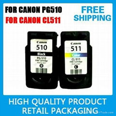 4 x Ink Cartridge PG510 CL511 for Canon MP252 MP260 MP270 MP272 MX350 Printer 