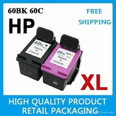 4 x Ink Cartridges for HP 60XL F4280 D2545 D2660 D2560 F2400 F2480 Printer