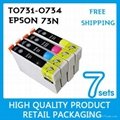 14x ink Cartridge for Epson73N T0731-4