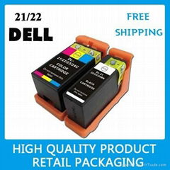 4 x Ink Cartridge (Dell) 21/ 22 -2x(11)-for V313 V313W V515W V715W P513W Printer