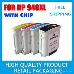 4 x Ink cartridges chip HP 940XL HP940 for HP OfficeJet 8000 8500 8500A Printer