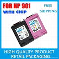 4x inK Cartridges HP 901 XL HP901 HIGH