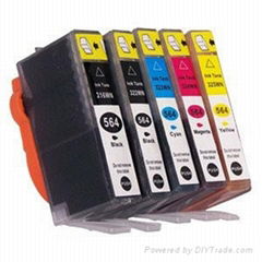 5x HP 564XL Ink Cartridges for Photosmart B109 B110 B209 B210 with chip