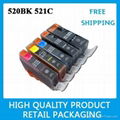 20x ink cartridge PGI520BK /CLI521 for CANON ip4600 MP980 MP640 PGi 520 CLI521