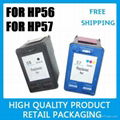 4 x Ink with Chip for HP-56 57 HP56 HP57