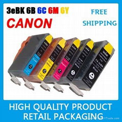 8 x Ink for Canon BCI3eBK BCI6 IP4000 IP5000 MP780 MP750 MP760 I865 Cartridge